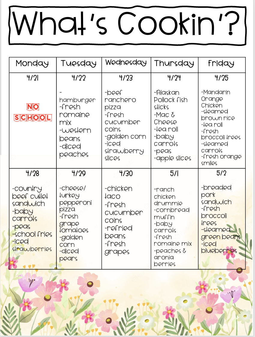 Lunch Menu 